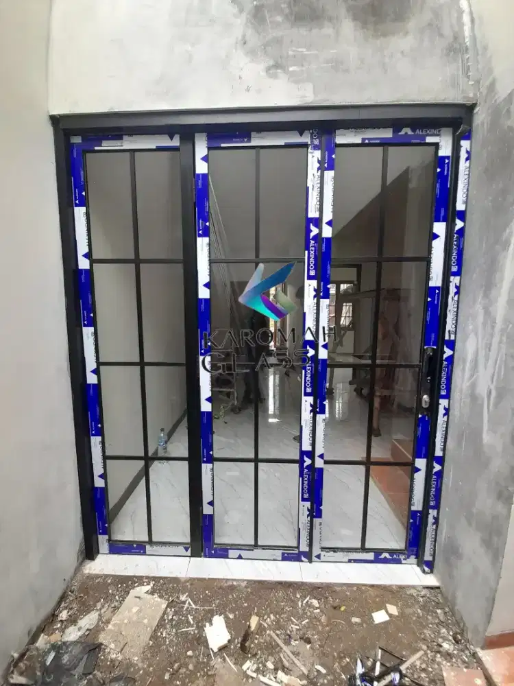 Kusen pintu dan jendela aluminium harga murah bisa custom
