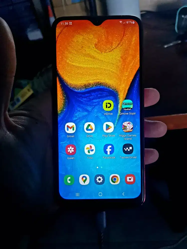 samsung a20 3/32gb tinggal pakai