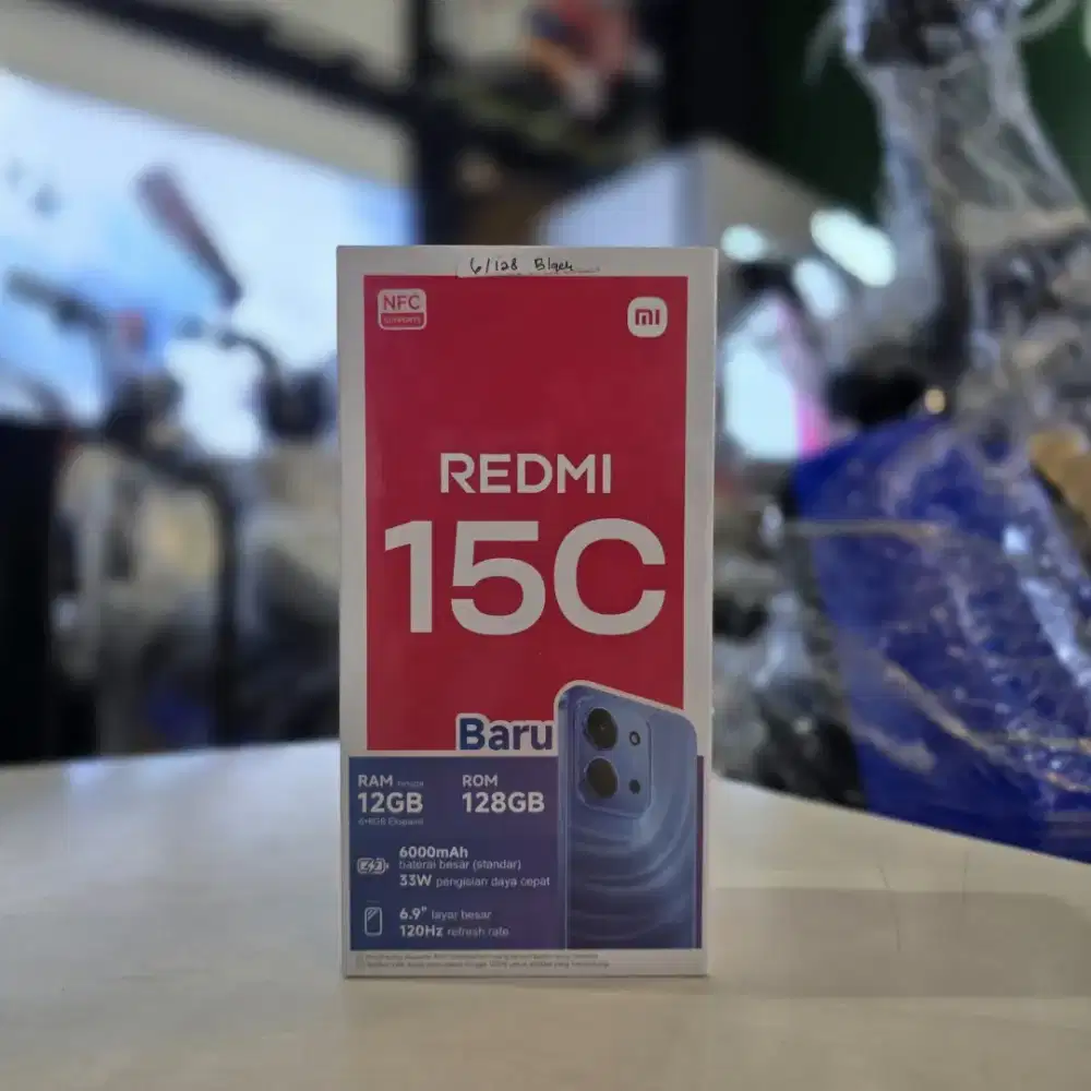 Redmi 15c ram 6+6/128 hanya sejutaan