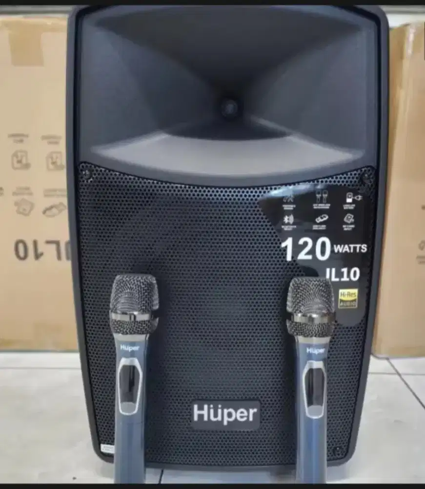 Speaker Huper JL10 2 Mic Wireless