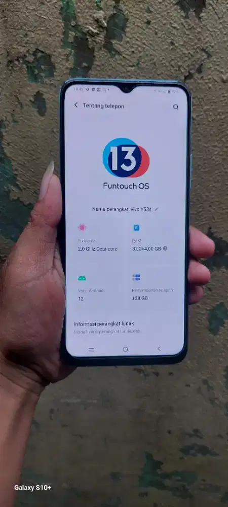 Vivo Y53s NFC Ram 8+4gb/128gb blOM servisan HP cas