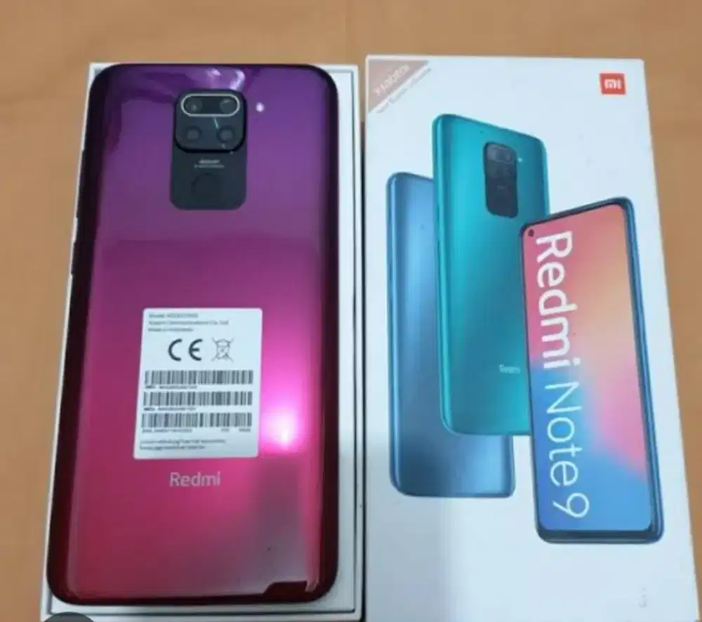 Murah hp Redmi note 9 6/128 lkp, bs TT