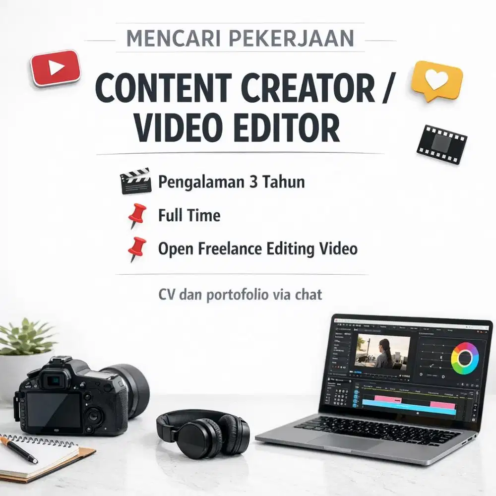 MENCARI LOWONGAN CONTENT CREATOR