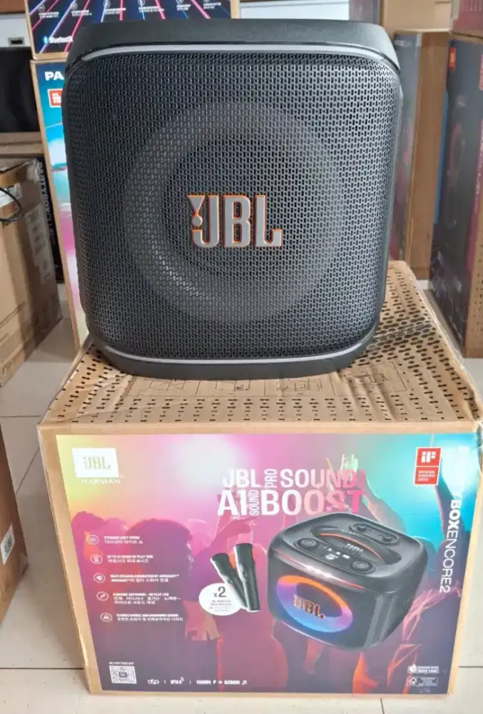 Speaker JBL Partybox Encore 2 Include 2 Mic Wireless