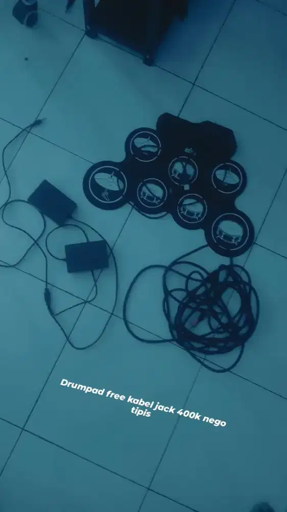 DRUMPAD ELEKTRIK MURAH KUALITAS BAGUS DAN FREE KABEL JACK 5 METER++