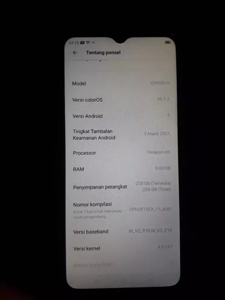 jual hp Oppo a31 ram8