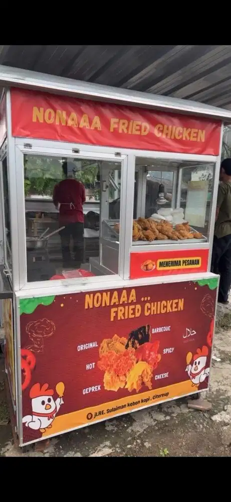 gerobak fried chicken atau serbaguna