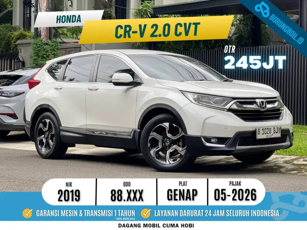 Honda CR-V Crv 2.0 CVt 2019 Putih