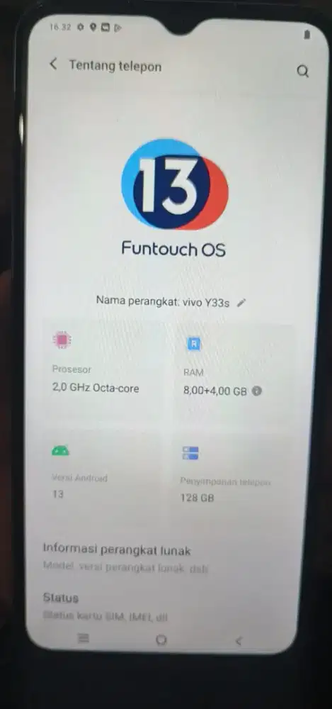 Vivo Y33s Original 8/128