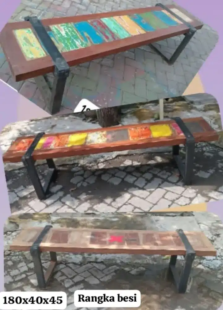 Kursi serbaguna rangka besi 400rb an