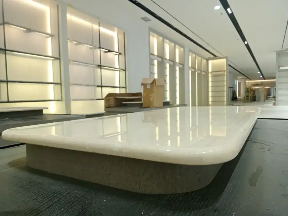 Meja Granit & Marmer Custom - Elegan & Mewah!