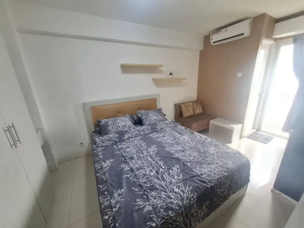 Sewa Studio Furnished Tower Alamanda - diatas Mall Bassura City - Minimal 3 Bulanan Free IPL