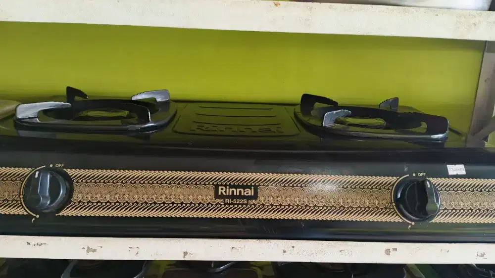 Kompor gas 2 tungku rinnai RI-522S
