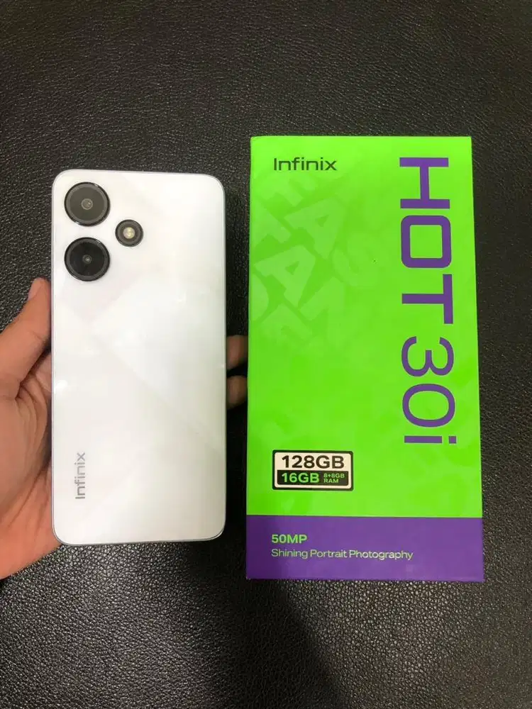 INFINIX HOT 30i 8/128GB LIKE NEW FULLSET ORIGINAL