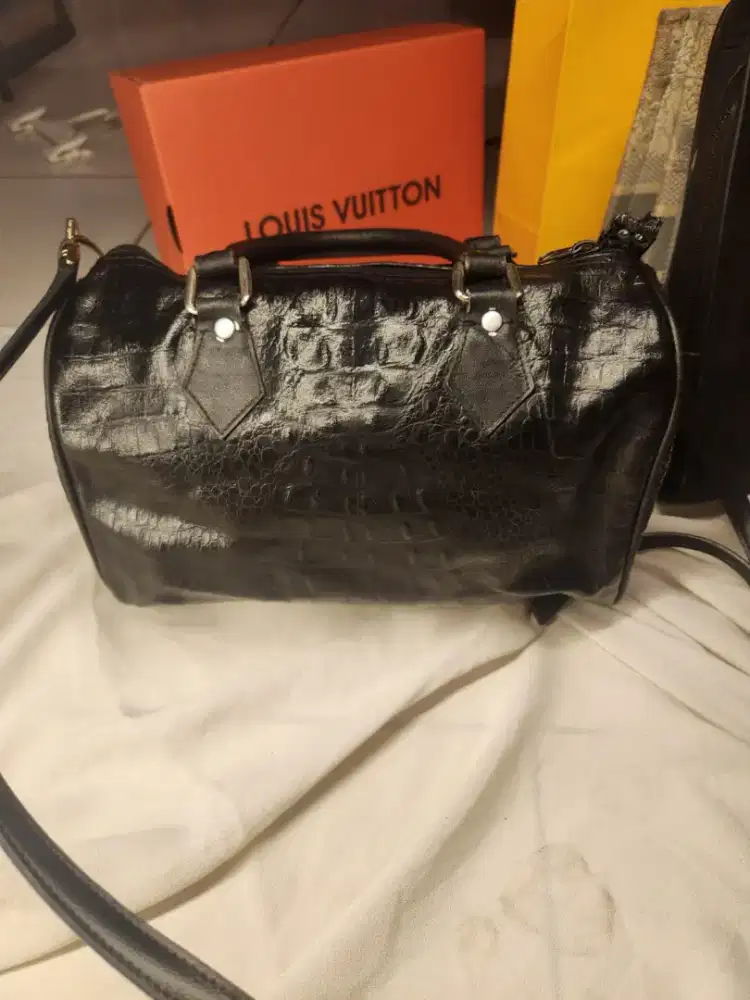 Tas kulit croco asli