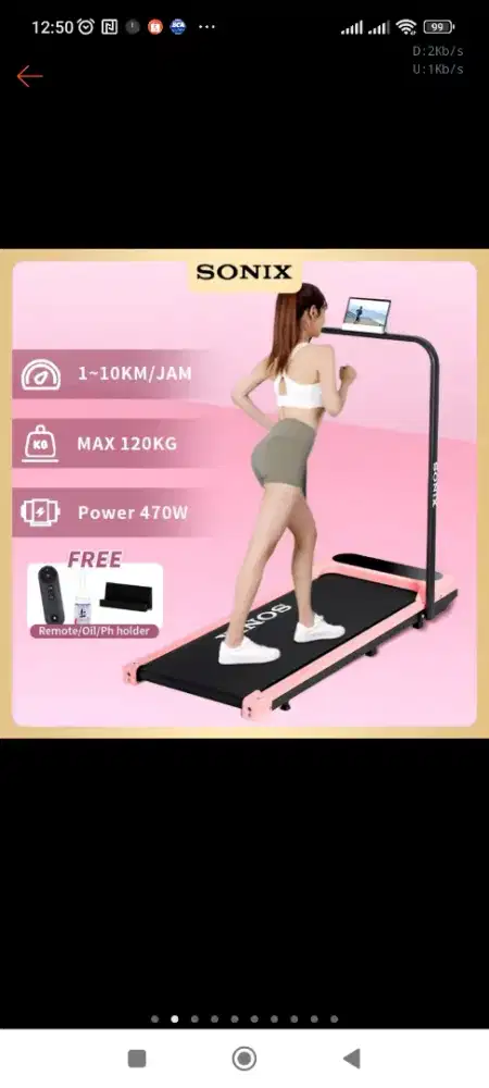 Running pad merk Sonic