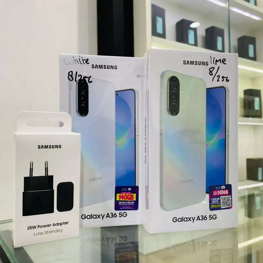 Samsung A36 Harga Special & Gratis travel adaptor !