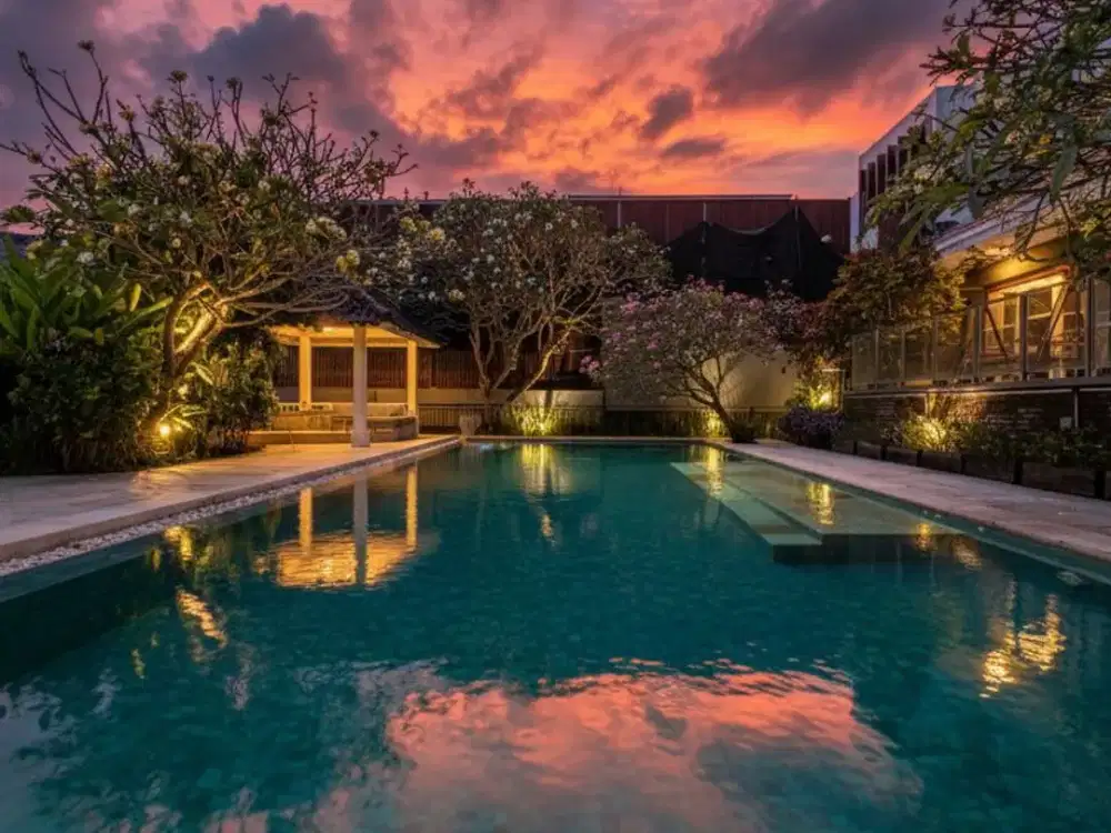 1 678.  FOR SALE – Vila Signature SHM Berawa | 8 Bedroom Private Estate with Rice Field, River & Mountain Views