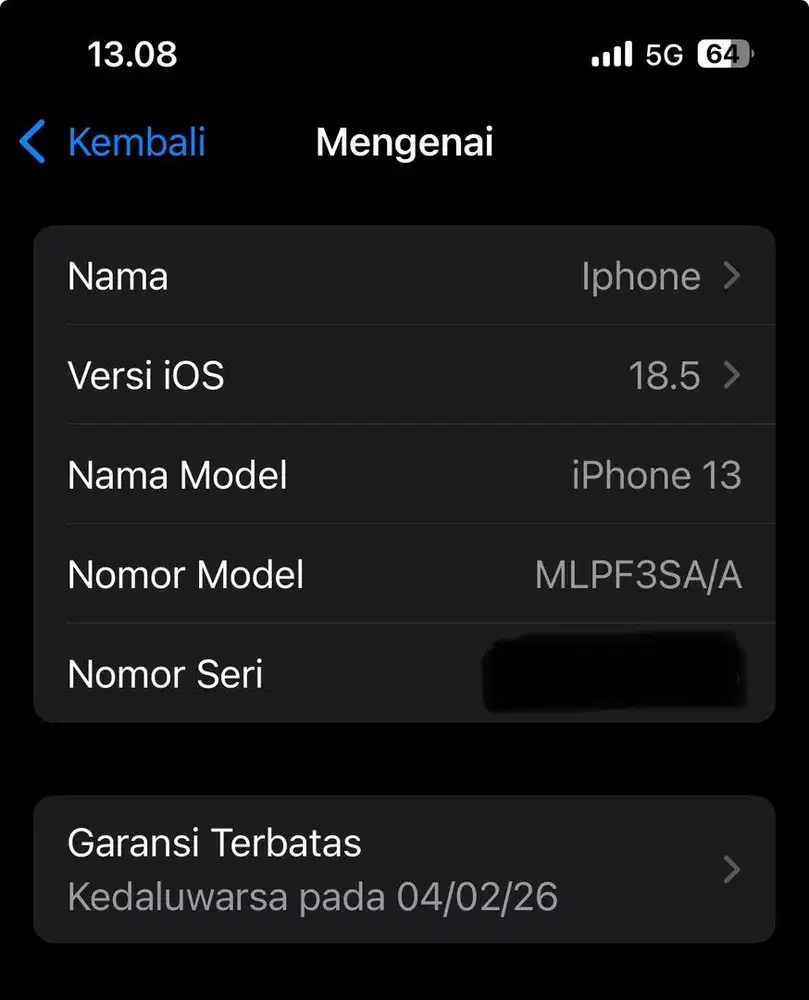 Iphone 13 128 gb ibox bkn inter