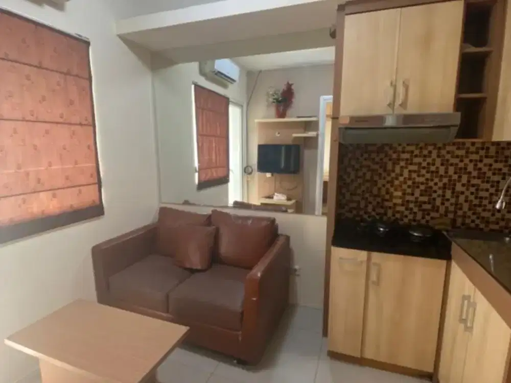 Apartment Green Pramuka City 2br Bagus Full Furnish