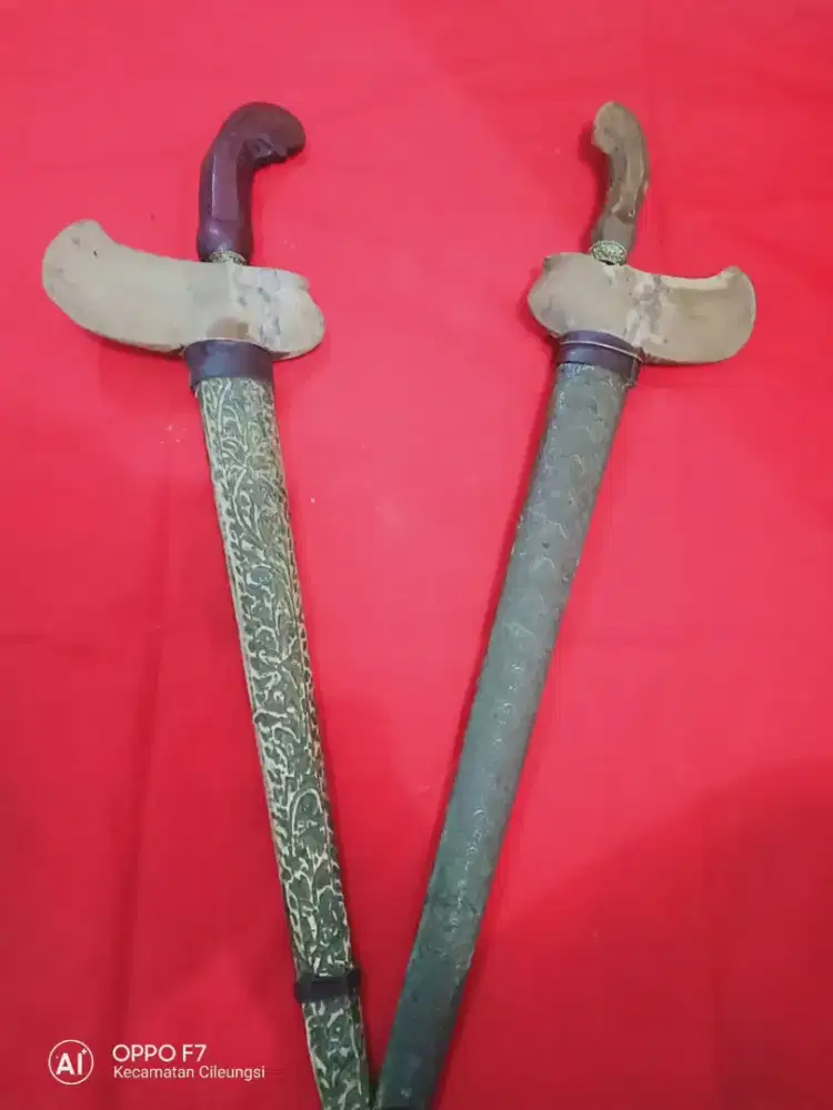 Ageman Lawas Sepasang Om Yang Wesi Aji Pamor Adeg