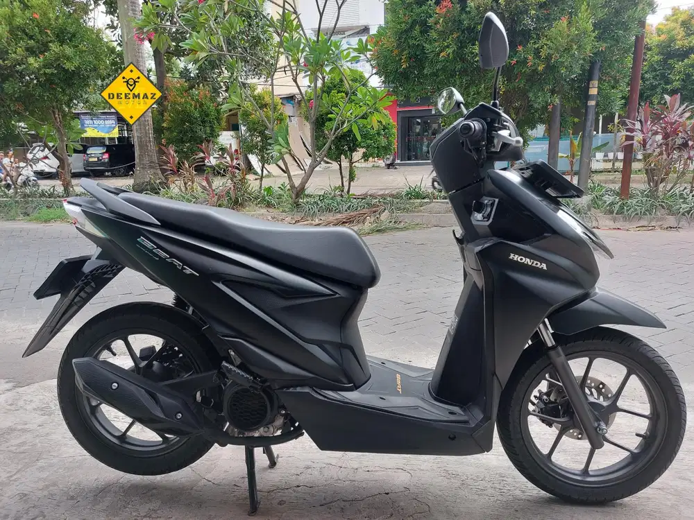 (DP 900 Rb)‼️ Honda Beat Deluxe Smart Key Hitam Mulus 2024 Cash Kredit