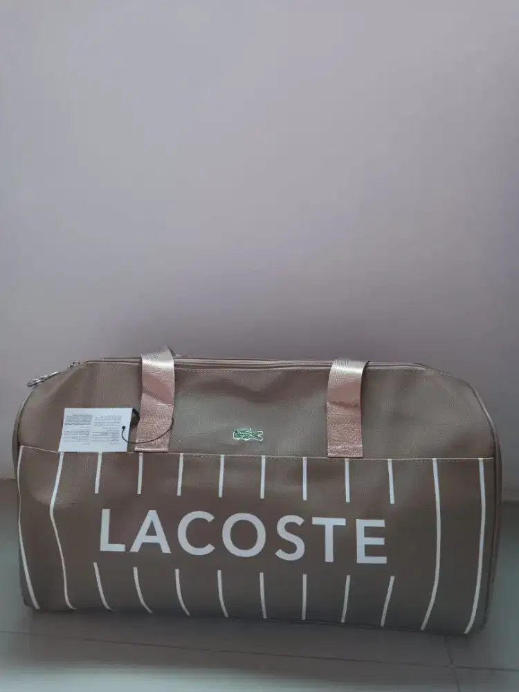 Tas Jinjing Lacoste Coklat