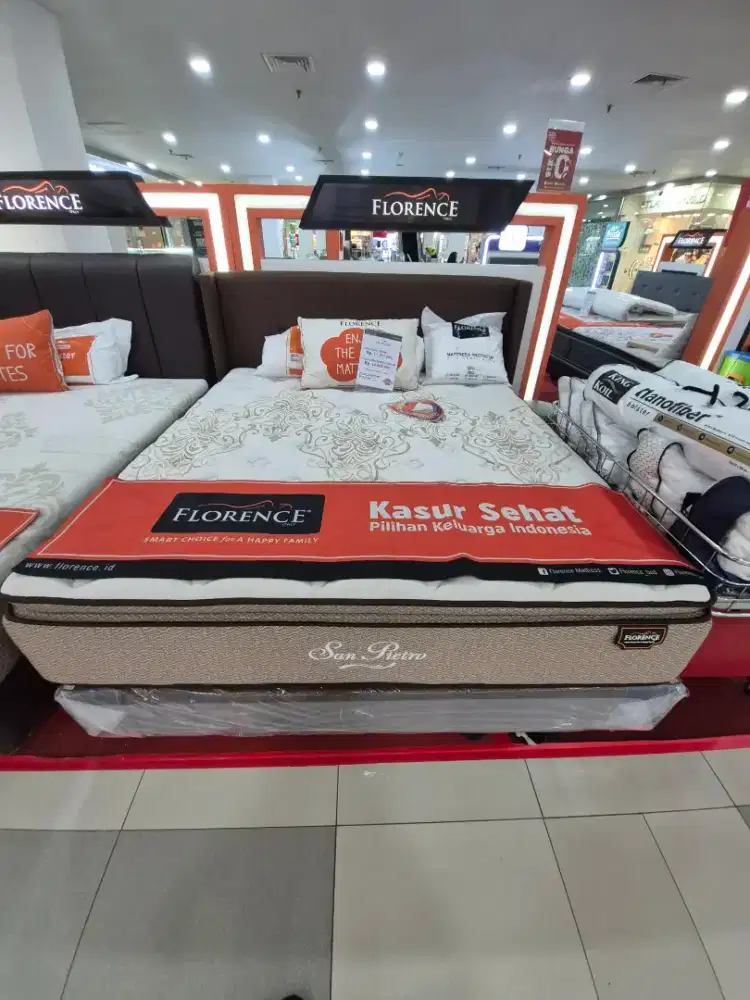 SPRING BED FLORENCE TYPE SAN PIETRO PROMO CREDIT FREE 1KALI CICILAN