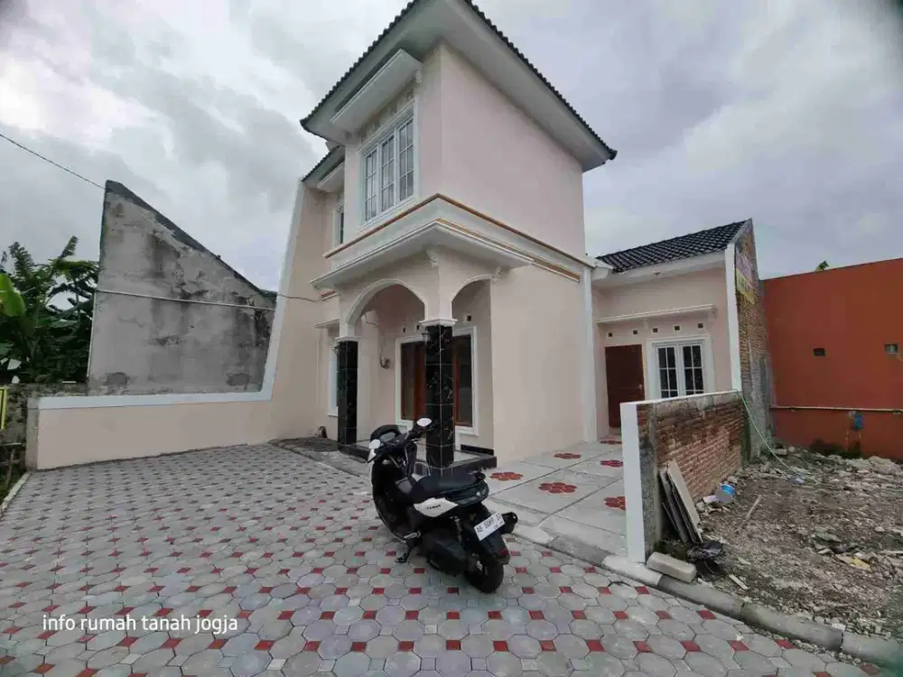 RUMAH CANTIK 2LANTAI MASIH GREES SIAP HUNI DEKAT BALAI DESA POTORONO BANGUNTAPAN BANTUL