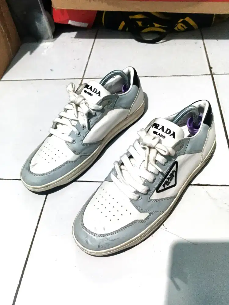 Prada Milano Downtown White Grey Italy