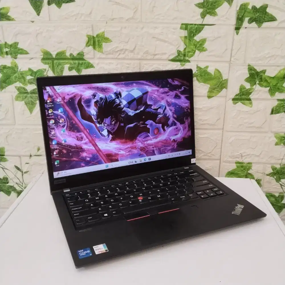 Jual cepat laptop Thinkpad T14 G2 i7-1185G7 16gb ram 256gb NVME fhd