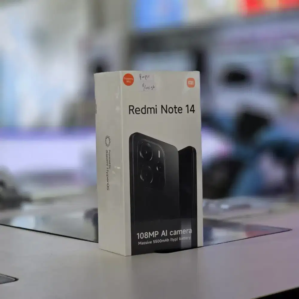 REDMI NOTE 14 8/256GB BELI CASH HARGA SPESIAL