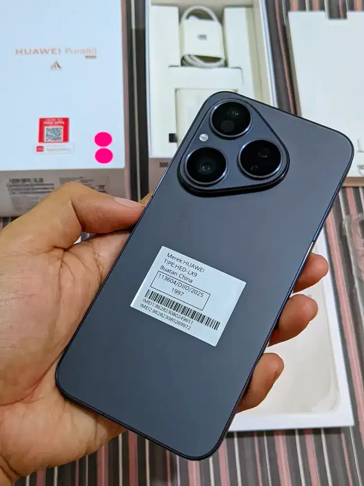 Huawei Pura 80 5G Ram 12/256 fullset 1 bulan pemakaian