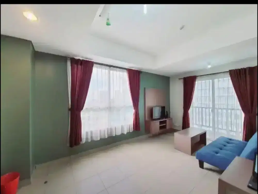 Apartment Saveria 2BR Luas dan Asri. Full furnsihed. Free IPL.