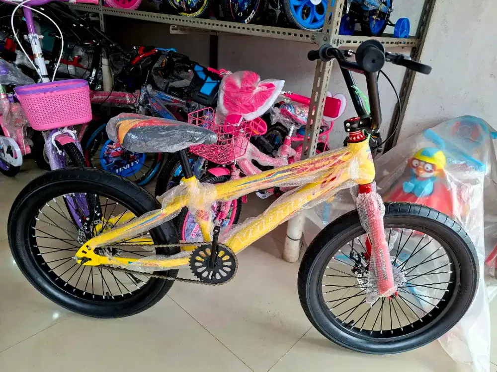 SEPEDA BMX 20 INCH VORTEC ( BAN JUMBO 3.0 ) ( REM CAKRAM )