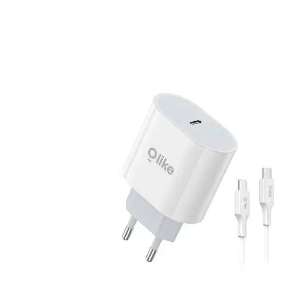 Olike C309CC Charger Set USB-C 30W with Type-C to Type-C Cable 1m