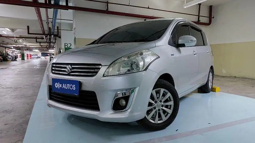 DP MURAH Suzuki Ertiga 1.4 GX Bensin-AT 2014 Abu CNMSB
