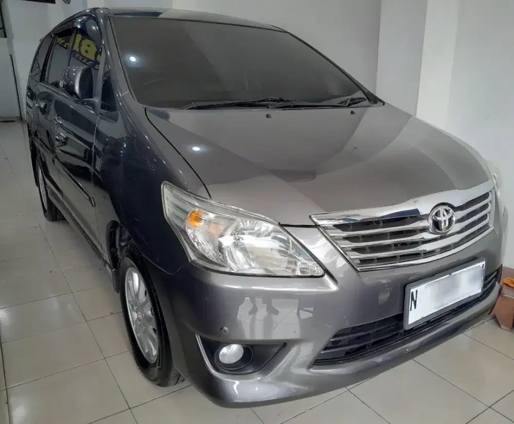 Toyota Innova V Diesel 2012 Abu-abu Manual