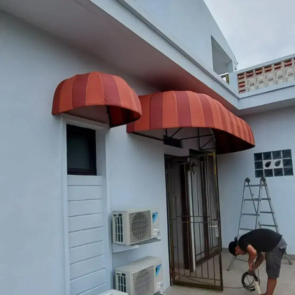 Kanopi Kain Awning Bahan Watershill Recashen Bahan awet