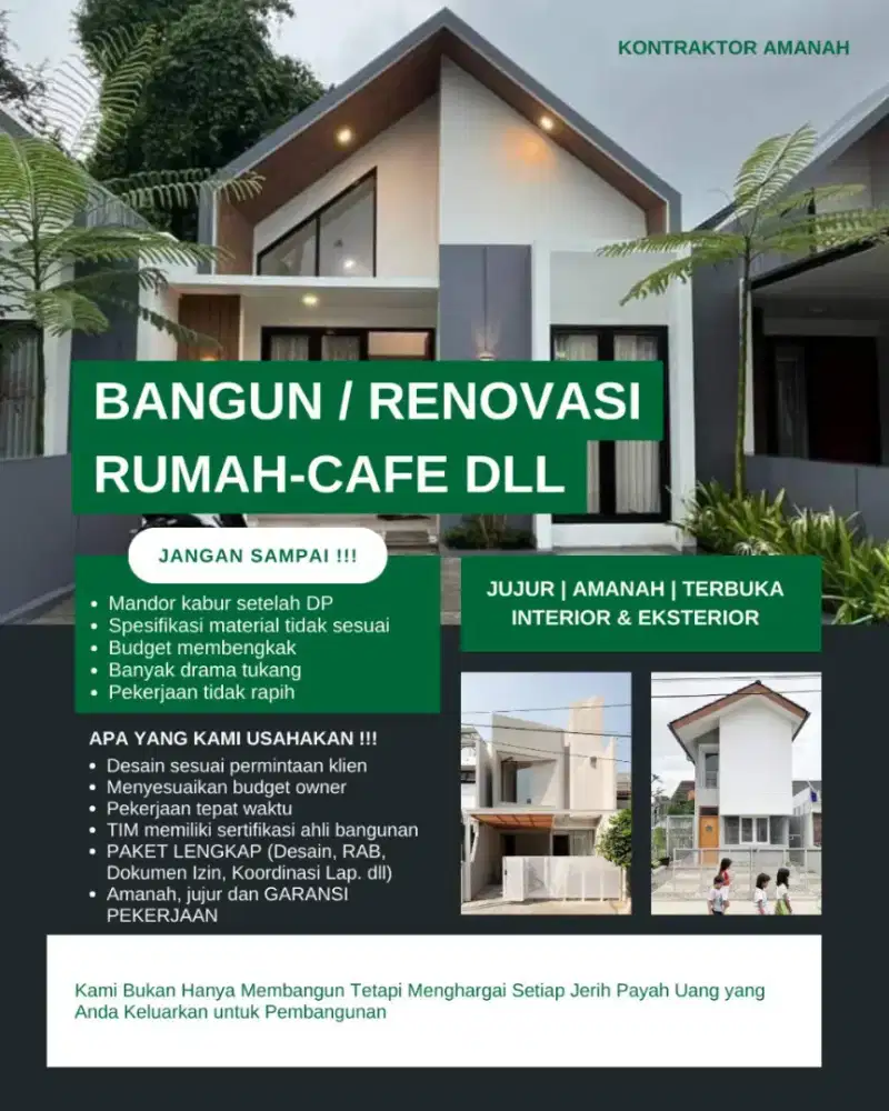 Jasa kontraktor rumah