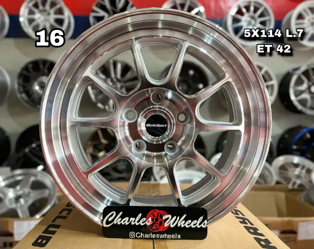 VELG WEDSPORT SP MACHINE R16 MURAH