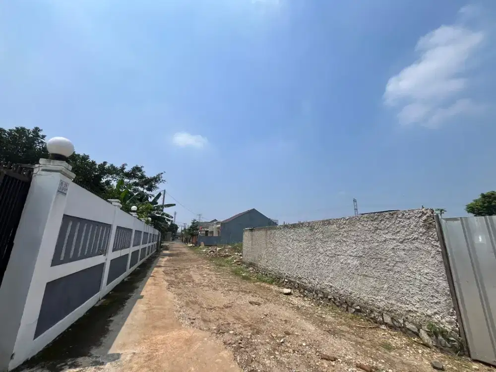 Kavling 5 Menit Unpam Pusat, Akses Jalan Lebar