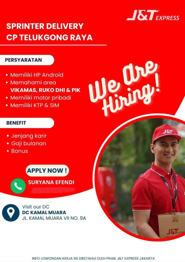 LOWONGAN KERJA KURIR J&T