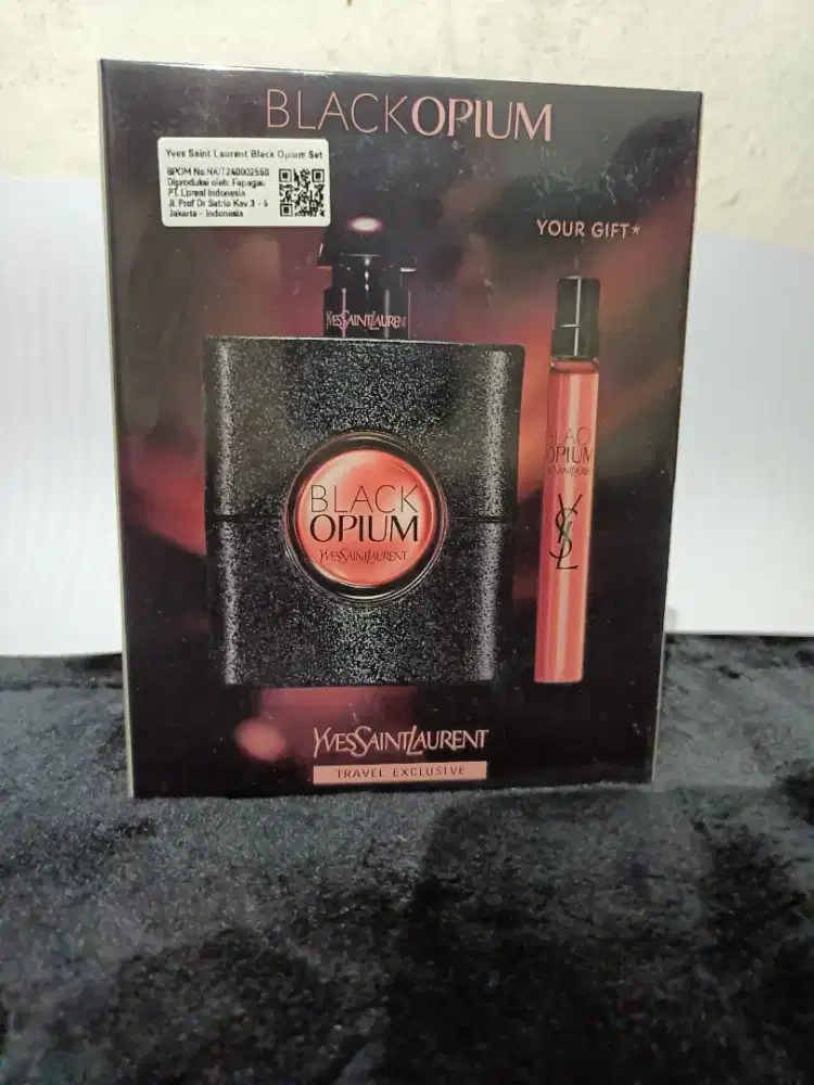 Parfume Yves Saint Laurent/YSL Black Opium Travel Set