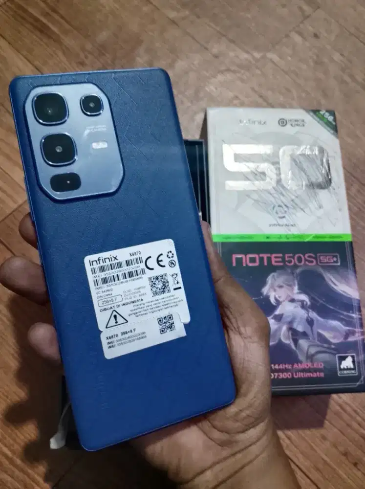 Infinix Note 50S 5G+ Ram 8/256 Lengkap Mulus like new