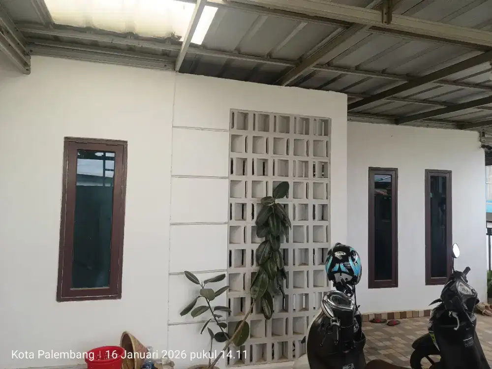 DIJUAL RUMAH LOKASI TEPIAN SUNGAI MUSI