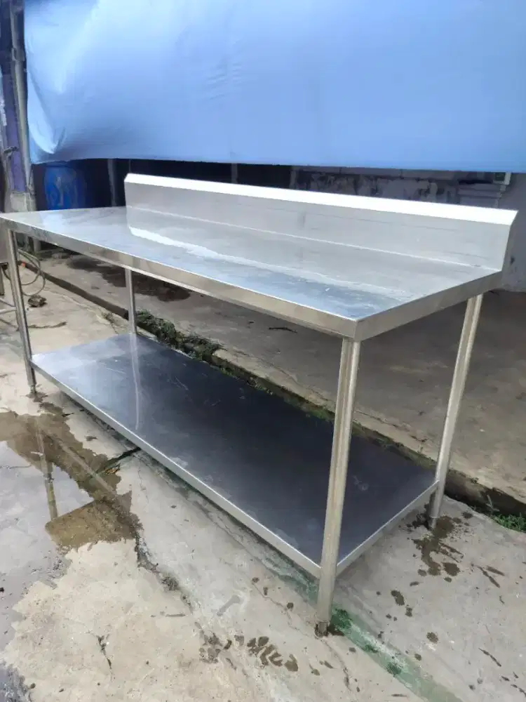 Meja stainless 190 x 70 x 85