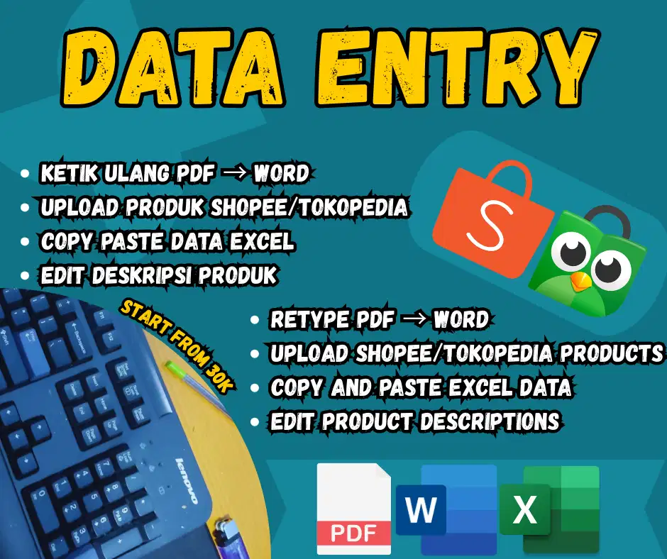 Jasa Data Entry Profesional