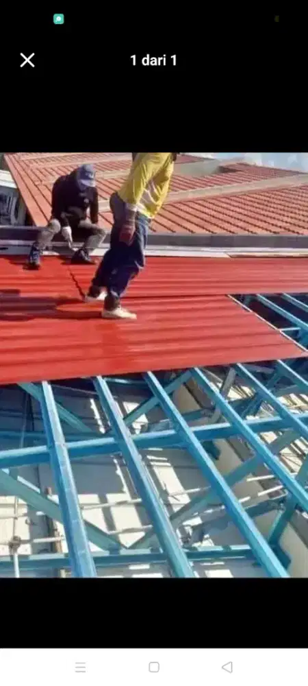 Atap bocor kanopi atap bajarigan terpasang dll bergaransi