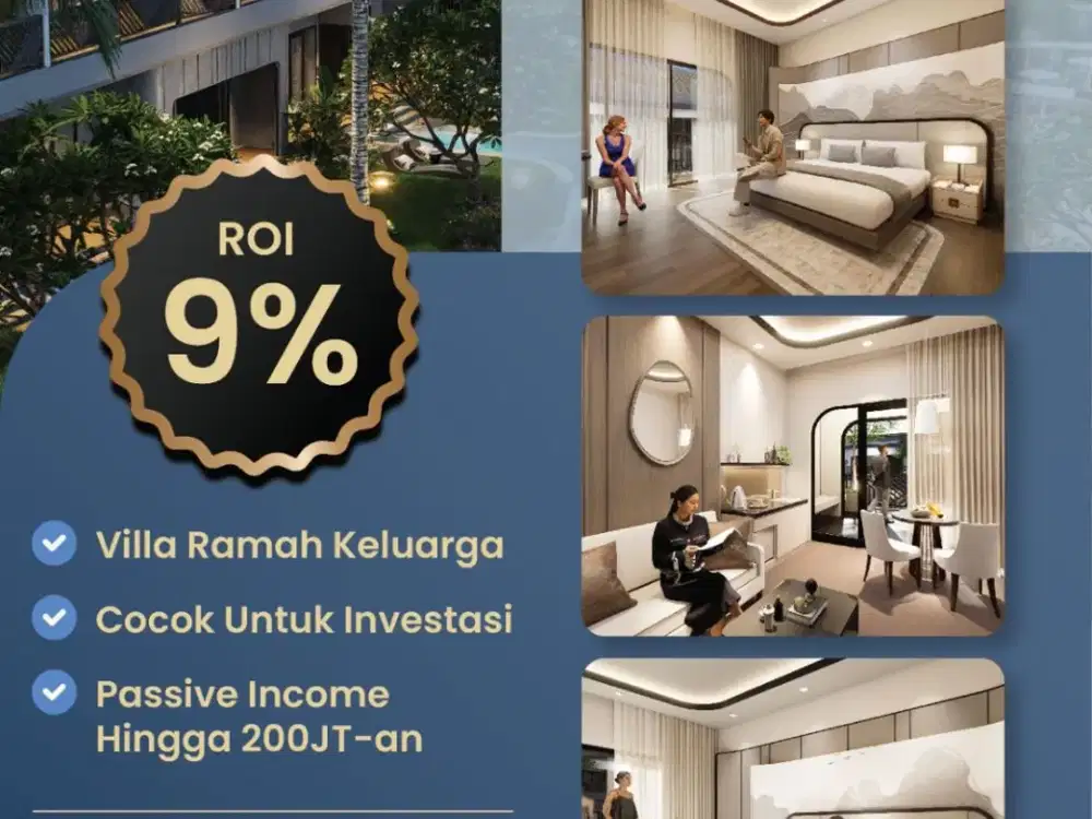 VILLA HOTEL INVESTASI PASSIVE INCOME PANGANDARAN JAWA BARAT